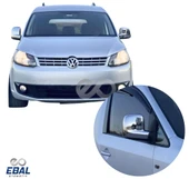 Vw Caddy Krom Ayna Kapağı 2 Prç. 2004-2015 Arası Paslanmaz Çelik - 2