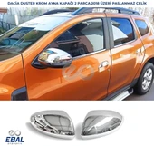 Dacia Duster Krom Ayna Kapağı 2 Parça P.Çelik 2018-2024 - 1
