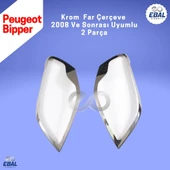 Peugeot Bipper Krom Far Çerçeve 2 Parça P.Çelik 2008 Ve Sonrası - 5