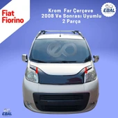 Fiat Fiorino Krom Far Çerçevesi 2 Parça 2008 ve üzeri P.Çelik - 1