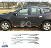 DACİA DUSTER KROM YAN ETEK MARŞPİYEL ÇITA 6 prç 2018-2024 P.Çelik - 1