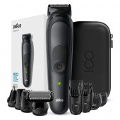 Braun MGK 7020 100. Yıl Özel Max Serisi Erkek Bakım Kiti AutoSense Kablosuz Islak&Kuru 8 Ek Ataçmanlı+Özel Tasarım Seyahat Çantası - 1