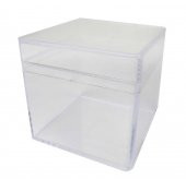 KUTU AKRİLİK KARE 4x4 CM ŞEFFAF 1 ADET thumbnail 1