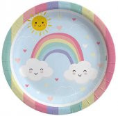 TABAK GÖKKUŞAĞI BULUT 23 CM 8 ADET thumbnail 1