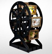AHŞAP SİYAH RENK DEĞİRMEN RESİM ÇERÇEVE 41cm*30cm - 1