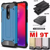 Xiaomi Mi 9T Kılıf İki Katman Armor Zırh Kaliteli Kılıf - 1
