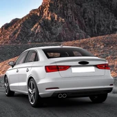 Audi A3 Sedan 2013-2016 Sol Arka Tampon Alt Köşe Reflektörü 8V5945105A - 2