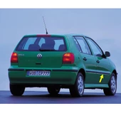 VW Polo HB 2000-2002 Ara Kasa Sağ Ön Kapı Çıtası 6N4853072 - 1