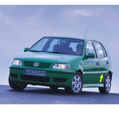 VW Polo HB 2000-2002 Ara Kasa Sol Arka Kapı Çıtası 6N4853073 - 1