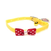 Papyonlu Zilli Kedi Tasması 19-27 cm - 2