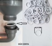 Tekdekoryapı Evye Sifon Conta Seti (5 ad konik 1 ad düz) - 4