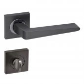 Arpat Porto Kare Rozetli Wc Kapı Kolu Antrasit - 1