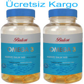 Balen Omega 3 Norveç Balık Yağı 1380 Mg 200 Kapsül Trigliserid Form 2 Adet - 1