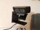 Köşede Logitech C920 Webcam Duvara Monte (45O Da Destek) Plastik Aparat - 6