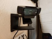 Köşede Logitech C920 Webcam Duvara Monte (45O Da Destek) Plastik Aparat - 9