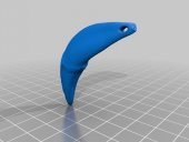 Wolf Fang Kolye ( 3D-Scan Kompozit) Plastik Aparat thumbnail 4