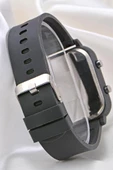 Kadın Siyah Renk Silikon Kordon Dijital Led Kol Saati ST-304110 thumbnail 3
