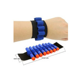 2 ADET  nerf bileklik kolluk oyuncak mermi depolama yedek şarjör oyun aksesuarı - 5