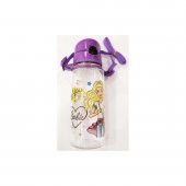 Hakan Çanta Barbie Şeffaf Kırılmaz Matara 500 ml Orjinal Lisanslı Barbie Suluk - 1