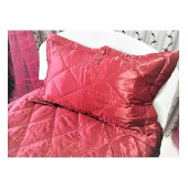 TEK KİŞİLİK SATEN YATAK ÖRTÜSÜ-BORDO - 3