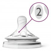 Philips Avent Natural Biberon Emziği +1 Ay 2li - 3