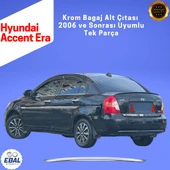 Hyundai Accent Era Krom Bagaj Alt Çıtası 2006 ve Sonrası Paslanmaz Çelik thumbnail 1