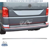 VW T6 Transporter Krom Bagaj Alt Çıtası 2015-2020 Paslanmaz Çelik thumbnail 1
