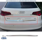 Audi A3 Krom Bagaj Alt Çıtası 2013 Üzeri Paslanmaz Çelik - 1