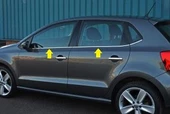 VW Polo Krom Cam Çıtası 4 parça 2009-2017 arası Paslanmaz Çelik thumbnail 1