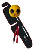 Tofaş Şahin Doğan Kartal Nakışlı Alçak Göğüs Siyah Torpido Halısı / Emoji Yastık / Oto Aksesuar - 1