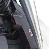 Tofaş Şahin Doğan Kartal Nakışlı Alçak Göğüs Siyah Torpido Halısı / Emoji Yastık / Oto Aksesuar thumbnail 5