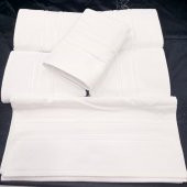 FİESTA ORİENT BORDÜR BEYAZ HAVLU SETİ 6 ADET 50 X 90 CM EBATİNDADİR - 2