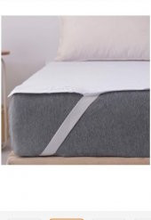 Tek  kişilik  yatak  alezi 100  x 200 cm   Dört  Kenar  Lastikli  Yüzde  Yüz  Sıvı  Geçirmez  Yatak  ALEZİ - 1