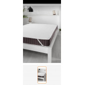 Çift  kişilik  yatak  alezi  160 x 200 cm dört  köşe  lastikli  Sıvı  Geçirmez  Yatak  Alezı  Yatak  Koruyucu - 7