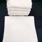 Fiesta kanaviçe işleme mutfak havlu seti 6 adet 50 x 30 cm Krem rengi - 2