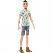 Yakışıklı Ken Erkek Barbie Fashionistas Orjinal Erkek Barbie FJF74 - 5