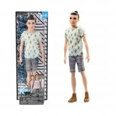 Yakışıklı Ken Erkek Barbie Fashionistas Orjinal Erkek Barbie FJF74 - 6