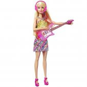 Orjinal Barbie Bebek Büyük Şehir Büyük Hayaller Malibu Şarkıcı Bebek GYJ23 thumbnail 1