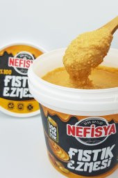 2 Kg Şekersiz Katkısız 100 Fıstık Ezmesi (2 X 1000 GR) - 2