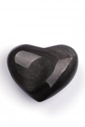 Rainbow Obsidyen Doğal Taş Kalp - 2