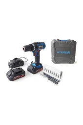 Hyundai Akülü Taşlama 20V Aküsüz + 20V Li ion Vidalama Çift Akülü thumbnail 5