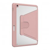 Apple iPad 10.2 2021 (9.Nesil) Kılıf Kalem Bölmeli Dönebilen Standlı Silikon - 3