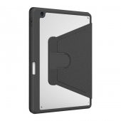 Apple iPad 10.2 2021 (9.Nesil) Kılıf Kalem Bölmeli Dönebilen Standlı Silikon - 5