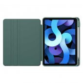 Apple iPad 10.2 2021 (9.Nesil) Kılıf Kalem Bölmeli Dönebilen Standlı Silikon - 10