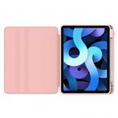 Apple iPad 10.2 2021 (9.Nesil) Kılıf Kalem Bölmeli Dönebilen Standlı Silikon - 11