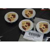 Porsche Orjinal Jant Göbeği Kapak Seti 65mm - 7