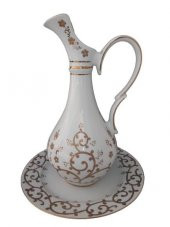 Kütahya Porselen Pelikan Sürahi Takımı B.Altın Renk - 1