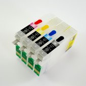 Epson T18XL (T1811-T1814) Uyumlu Kolay Dolan Kartuş - 4 Renk - 1