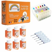 Epson T0481-T0486 Uyumlu Kartuş Dolum Seti - 6 Renk - 1