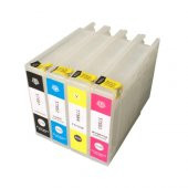 Epson T7551-T7554 Uyumlu Kolay Dolan Kartuş - 4 Renk - 1